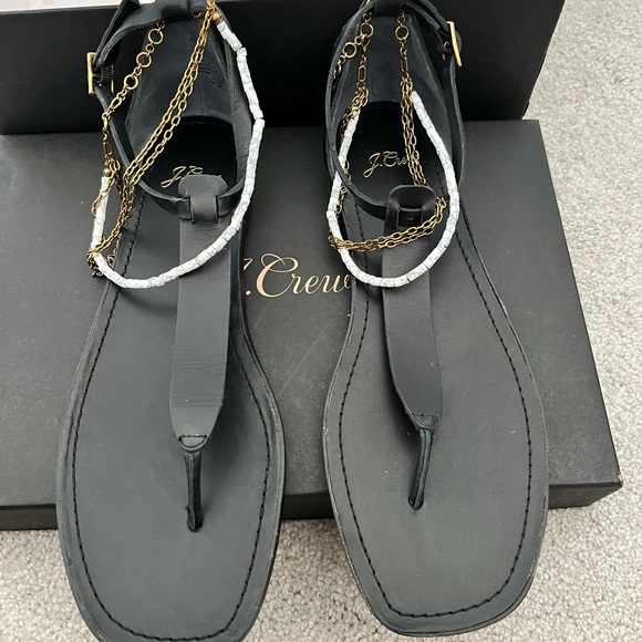 Size 9, never worn, J.Crew sandals - Picture 4 of 5